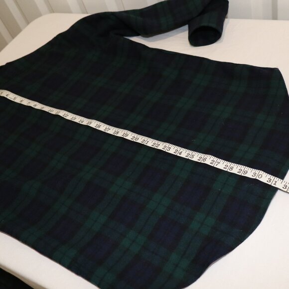 Pendleton Mens Fireside Black Watch Tartan Wool Button Down Shirt Blue Green Med - Picture 10 of 11